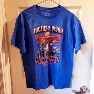 Overwatch Soldier 76 Tactical Visor Blue T-Shirt